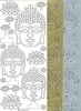 Starform Outline Stickers 1153 Buddha