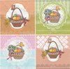 2 Paper Napkins Easter Baskets