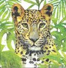 4 Paper Napkins Tropical Leopard