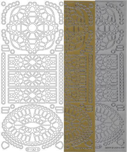 Starform Outline Stickers 1132 Mosaique Oval