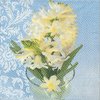 2 Paper Napkins Hyacinth