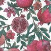 4 Paper Napkins Pomegranate