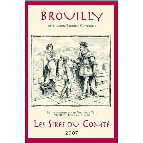Kitchen towel Les Sires du Comté Brouilly