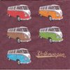 4 Serviettes papier Bus Volkswagen #3