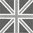 4 Paper Napkins Union Jack Flag Grey
