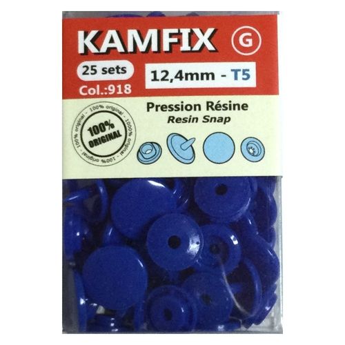 Box 25 KAM Snap Buttons Round T5 918