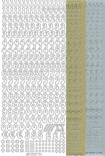Starform Text Stickers 815 Chiffres