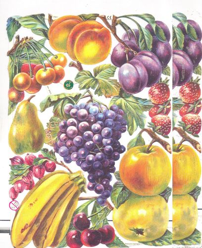 Chromo EF Découpis Fruits 7311