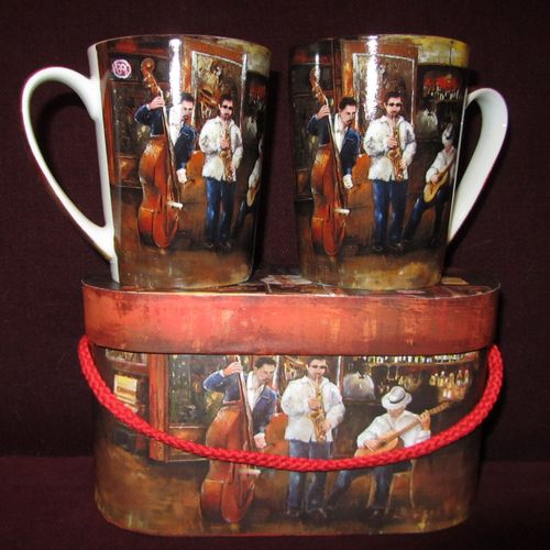 Jazz - Set 2 mugs Boite cadeau