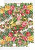 Chromo EF Découpis Roses Bouquet 7409