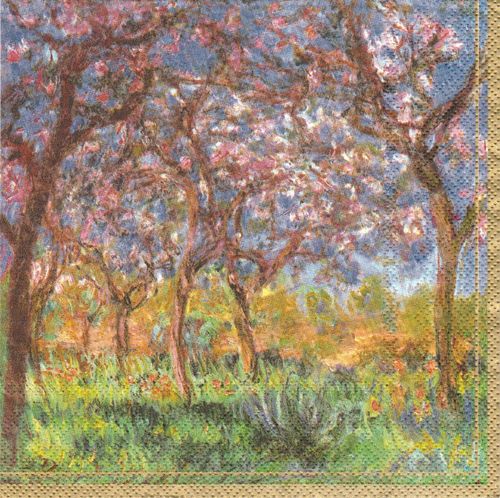 2 Paper Napkins Monet