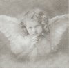 2 Paper Napkins Angel prayer