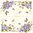 2 Serviettes papier Violettes Papillon
