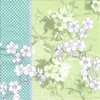 2 Serviettes papier Fleur Cerisier Japon