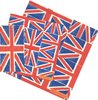 Serviettes papier Drapeau Royaume Uni