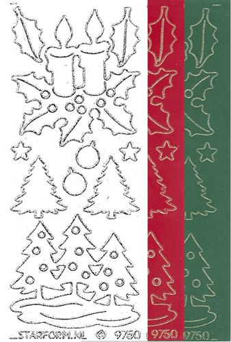 Starform Velvet Stickers 9750 Christmas