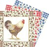 4 Paper Napkins Cottage Charm Chick