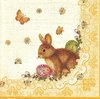 4 Paper Napkins Easter Rabbit