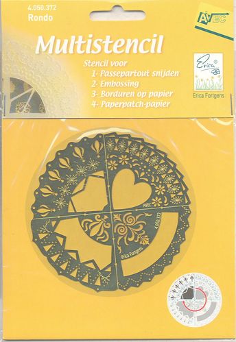Embossing Embroidery Folder Rondo