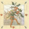 4 Paper Napkins Flower Fairies Holly