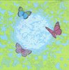 4 Paper Napkins Butterflies