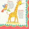 3 Serviettes papier Lion Girafe Zèbre éléphant