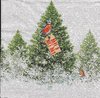 4 Paper Napkins Christmas Tree