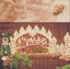 2 Paper Napkins Christmas Crib