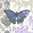 2 Paper Napkins Vintage Butterfly