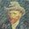 2 Serviettes papier Van Gogh Portrait