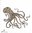 4 different Paper Napkins Orca Koi Medusa Octopus
