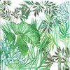 4 Paper Napkins Tropical plants