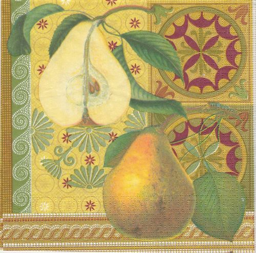 2 Paper Napkins Marrakesh Pear
