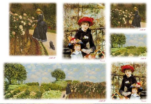 Papier de riz 48x33 cm Art Renoir
