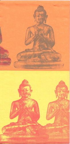 2 Paper Napkins Buddha