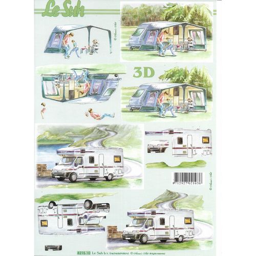 Feuille 3D A4 8215.010 Camping Campingcar