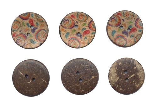 Coco Buttons 25 mm Sewing x 3