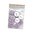 12 Gingham Resin Buttons Purple 13 mm