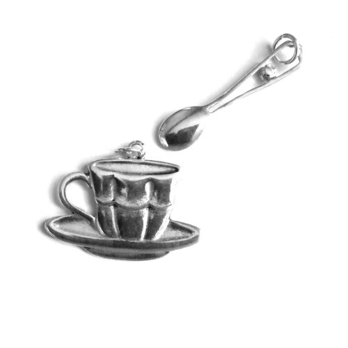2 Charms Cup and Spoon
