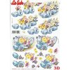 3D Decoupage Sheet 8215-769 Easter Flowers
