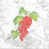 4 Paper Napkins Red Currant