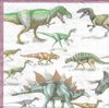 4 Paper Napkins Dinosaurier