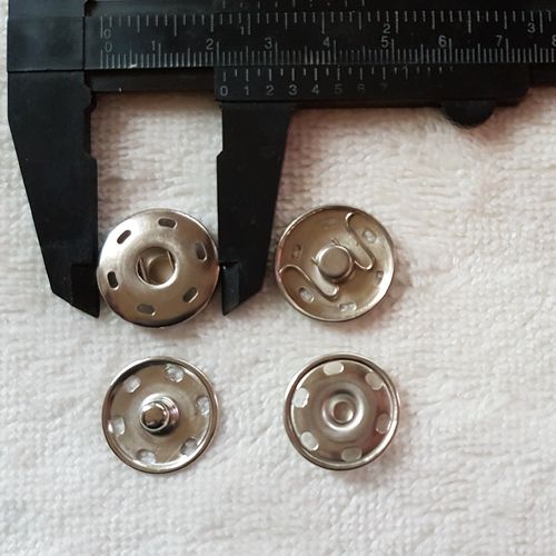 2 snap buttons to sew 21mm