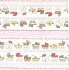 3 Paper Napkins 25x25 Baby Carriage