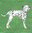 2 Paper Napkins Dog Dalmatian