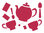 Flexible Stencil Tea Teapot 15x20 cm