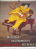 Poster 24x30 cm Musique Bossard-Bonnel Rennes