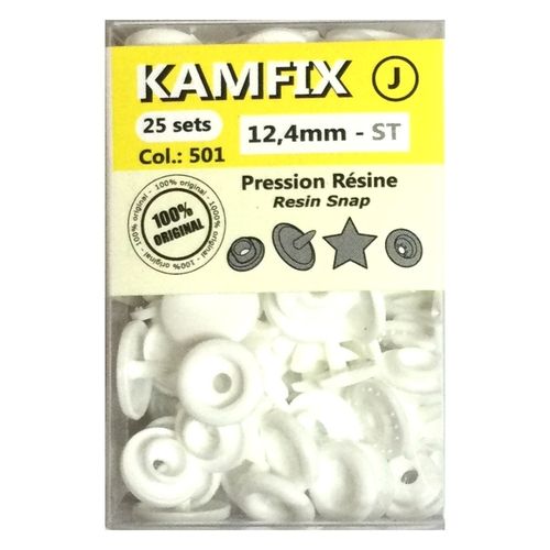 Box 25 KAM Snap Buttons Star ST 501