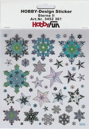 Stickers Sheet Frost Star #361