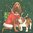 2 Paper Napkins Christmas Dogs green